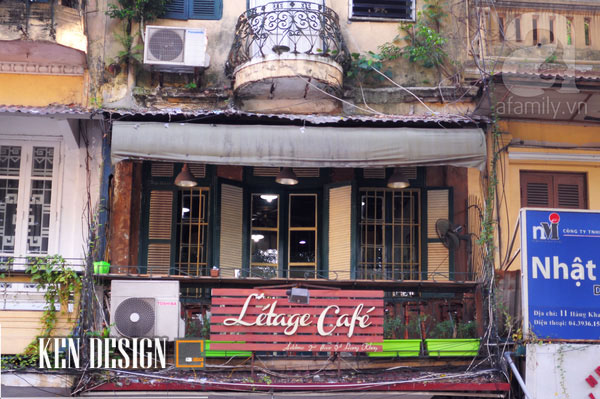 Thiết kế quán cafe view Hồ Gươm